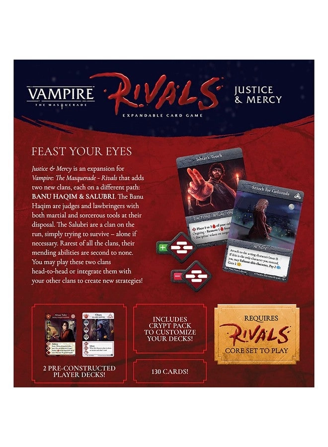 Vampire: The Masquerade Rivals: Justice & Mercy - Card Game