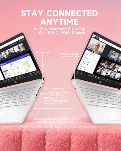 14 Laptop Computer Laptop 14-dq6011dx - 14'' N150 16GB DDR4 128GB UFS + 256GB MSD Card