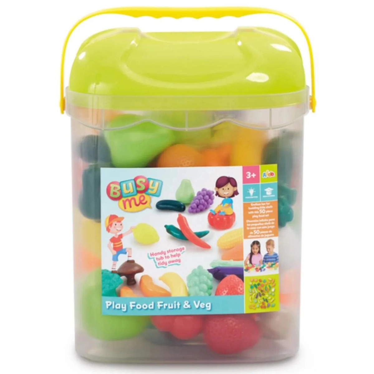 Busy Me Kitchen Fruit And Vegetable Food Playset - 50 pcs (527-315_13137_B)