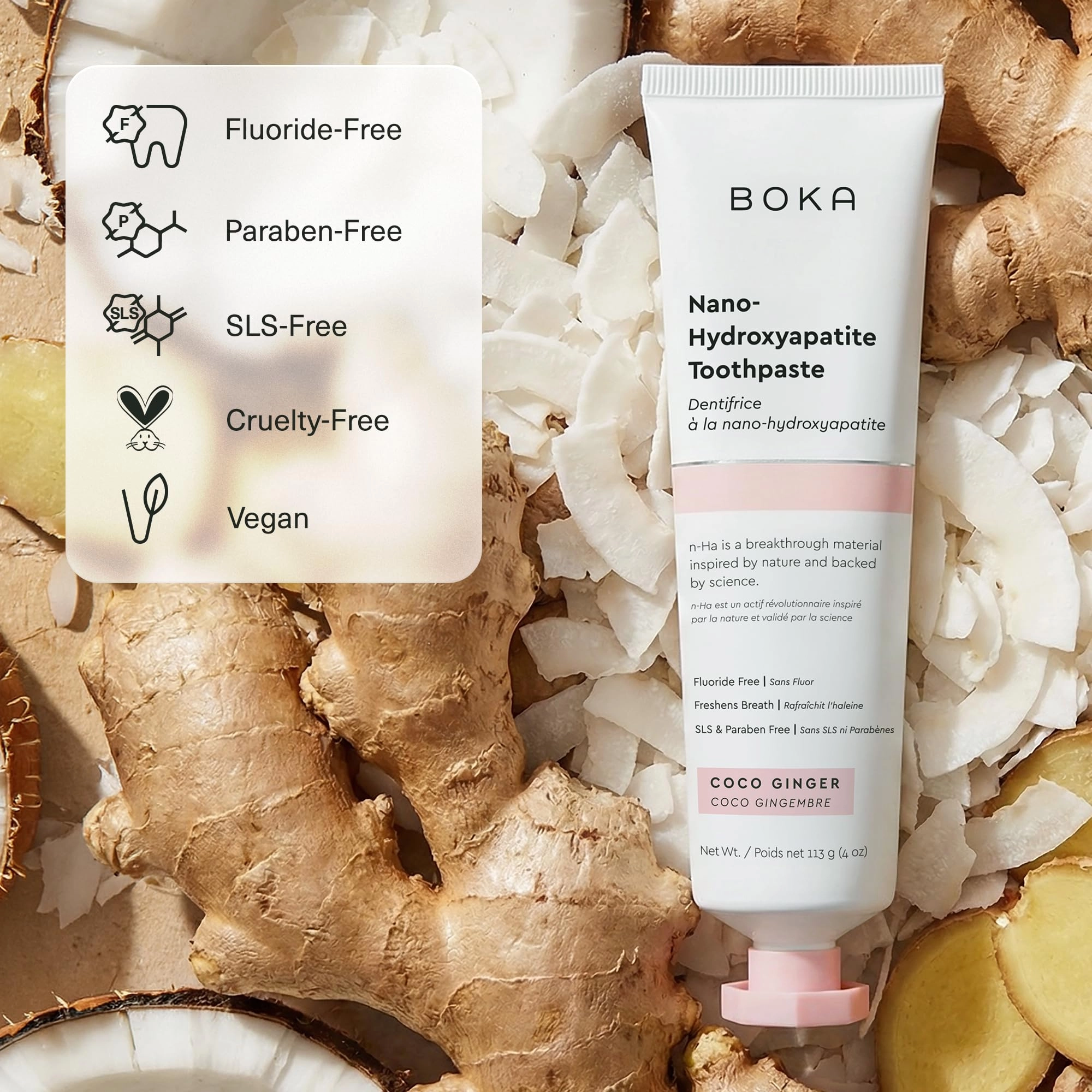 Fluoride Free Toothpaste - 4 Fl Oz Adult