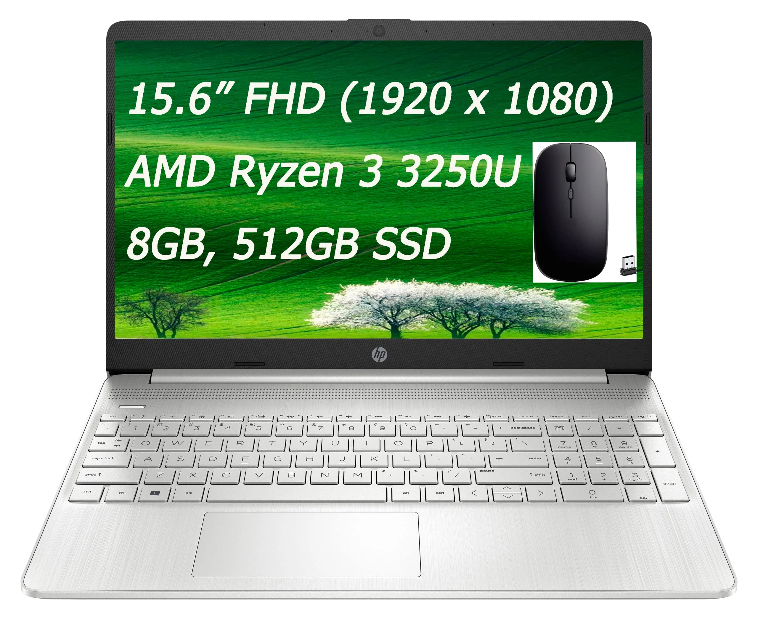 HP Flagship - 15.6'' 512GB 8GB Ryzen 3 3250U