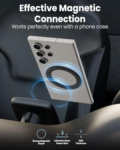 Universal Metal Ring for Magnetic Phone Holder Magsafe Converter