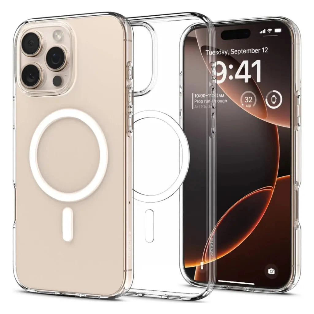 Spigen Liquid Crystal MagFit Clear Case with MagSafe for iPhone 16 Pro