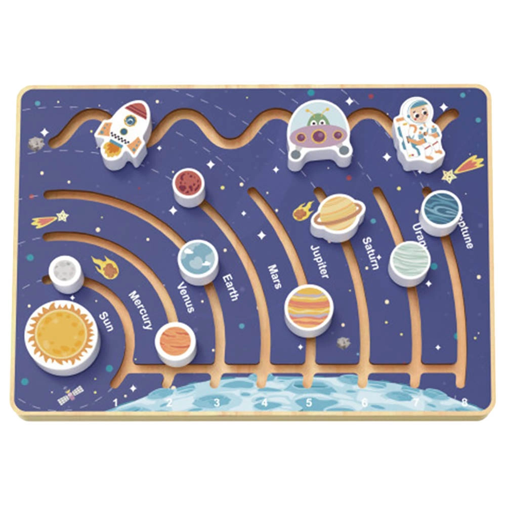 Tooky Toy Space Maze Wooden Toy