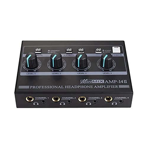 Headphone Amplifier - Portable Compact RCA 6.35Mm 3.5Mm Input