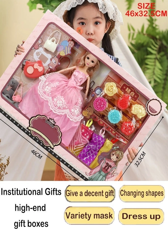 Barbie Princess Playset - 46CM Pink Ages 1+