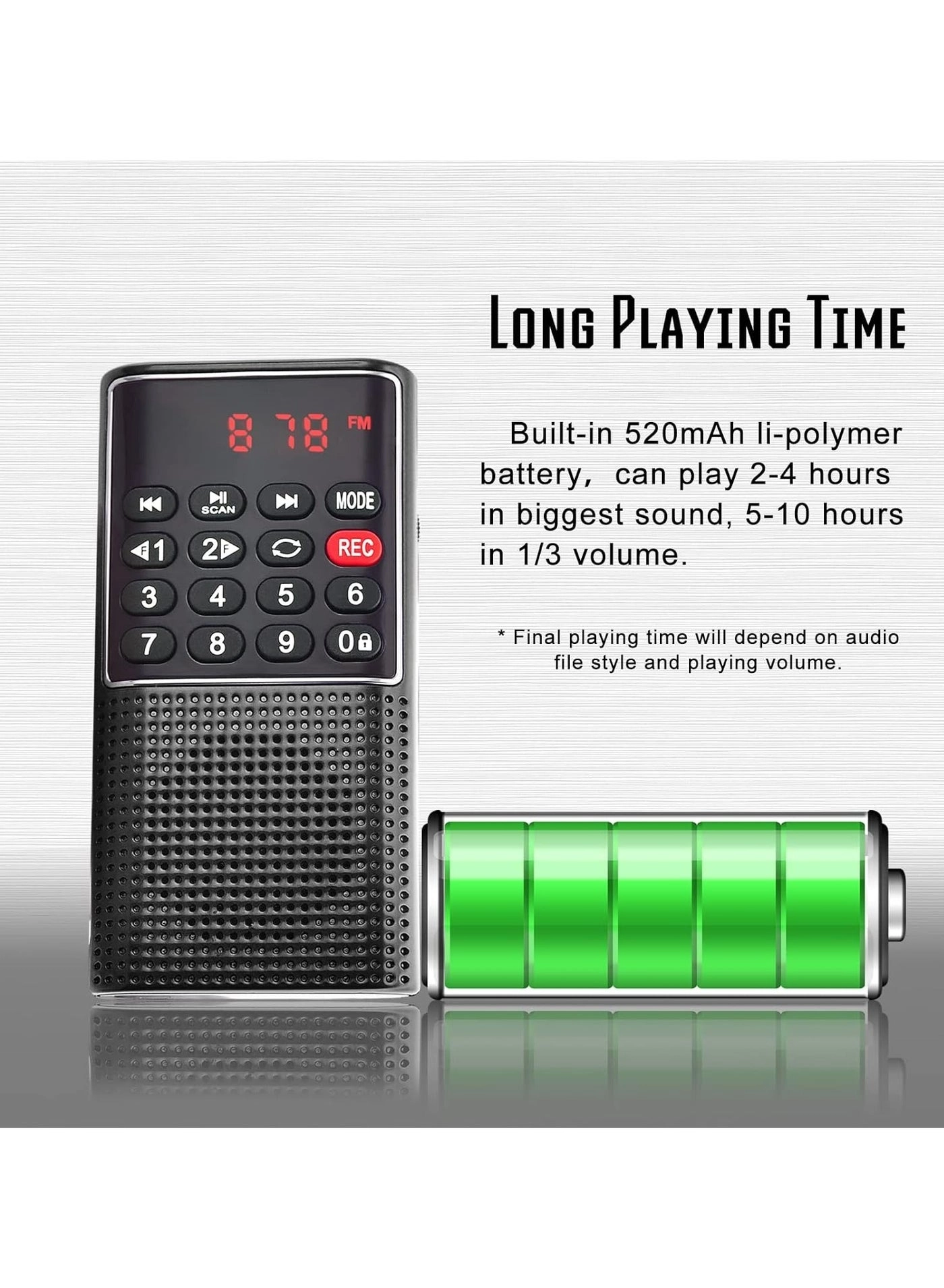 Mini Pocket FM Radio