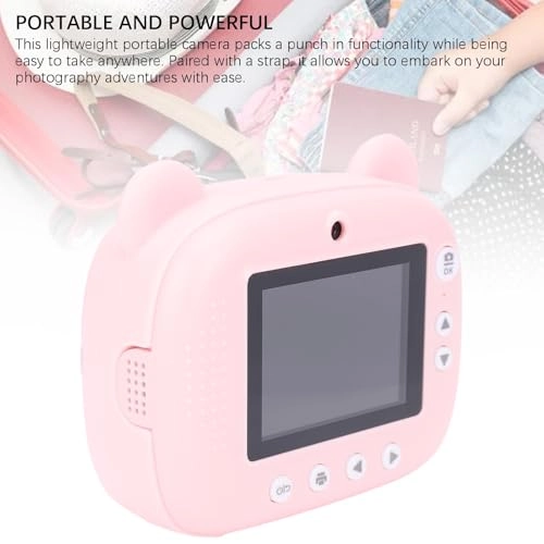 Instant Print Camera - 1000mAh 48MP Dual Lens