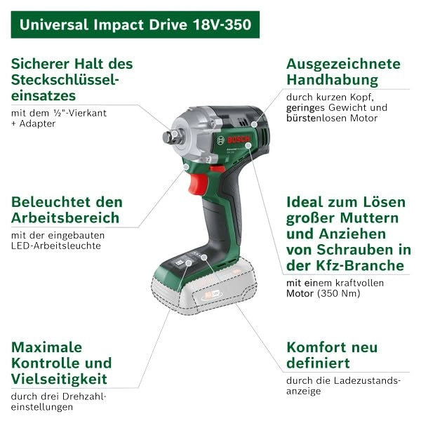 UniversalImpactDrive - 350 Nm 1/2"