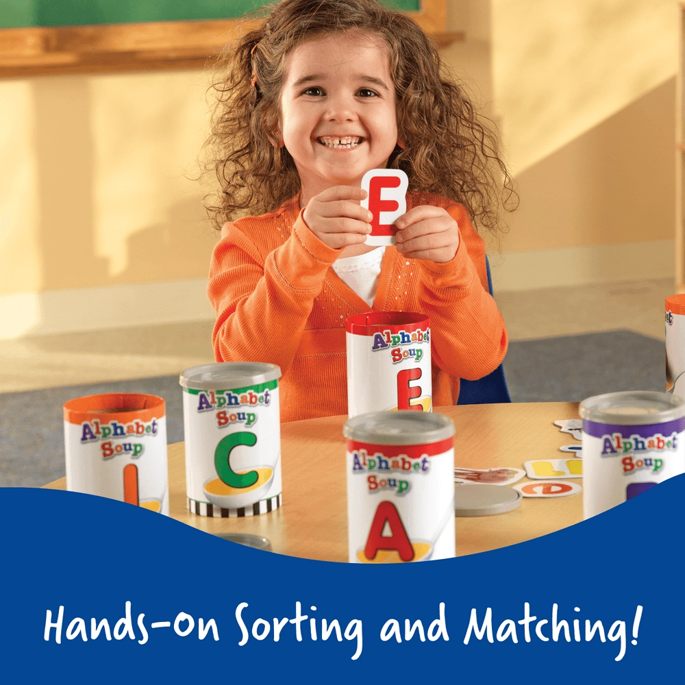 Alphabet Soup Sorters - 3 years and above 208 pieces