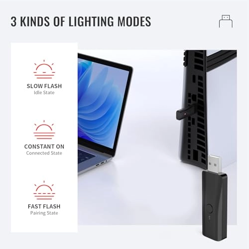 Wireless Controller Adapter - Bluetooth V5.3 Series X/S Pro PC Steam Deck