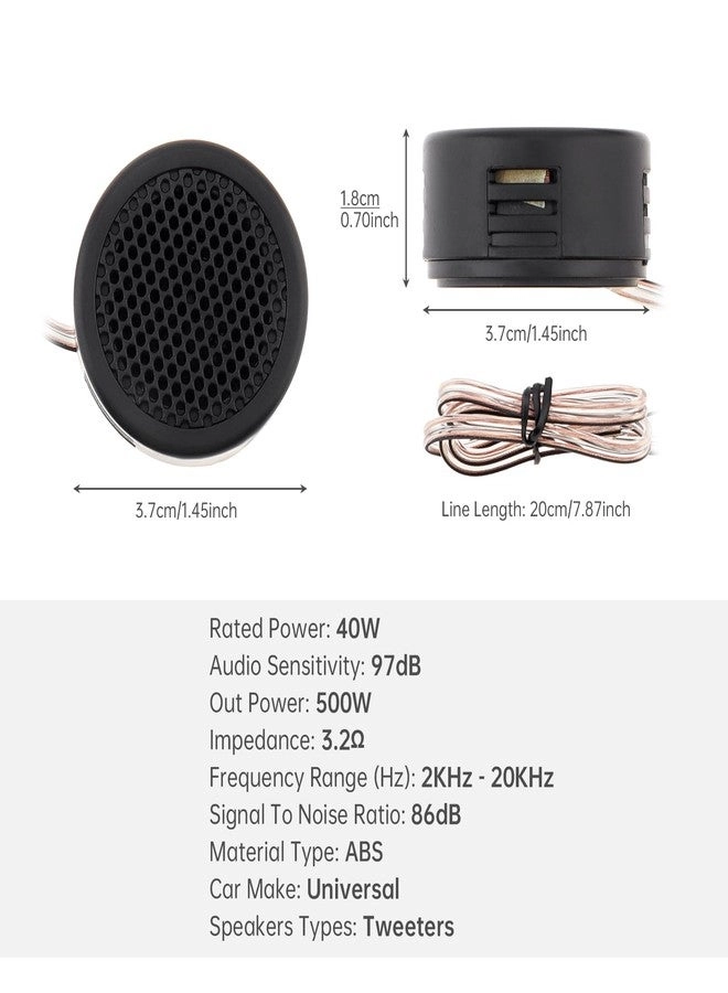 Silk Dome Tweeters - 1.5 Inch Mini Dome