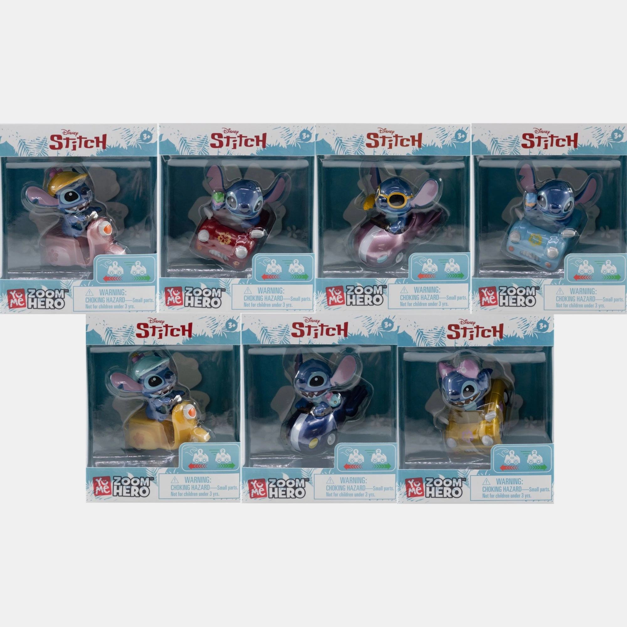 Disney Zoom Hero Pullback - 12 piece(s) Stitch