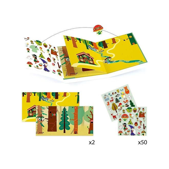 The Magical Forest Sticker Book