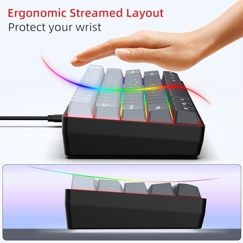 60% Wired Gaming Keyboard - USB-A