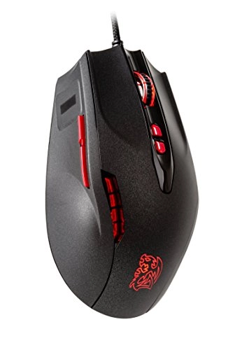 BLACK FP Biometric Gaming Mouse - USB
