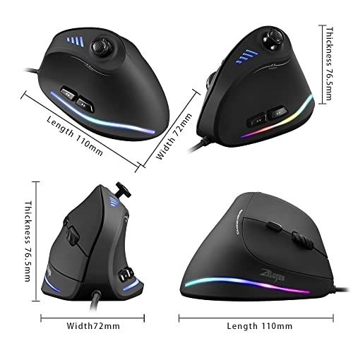 C-18 Vertical Gaming Mouse - Wired