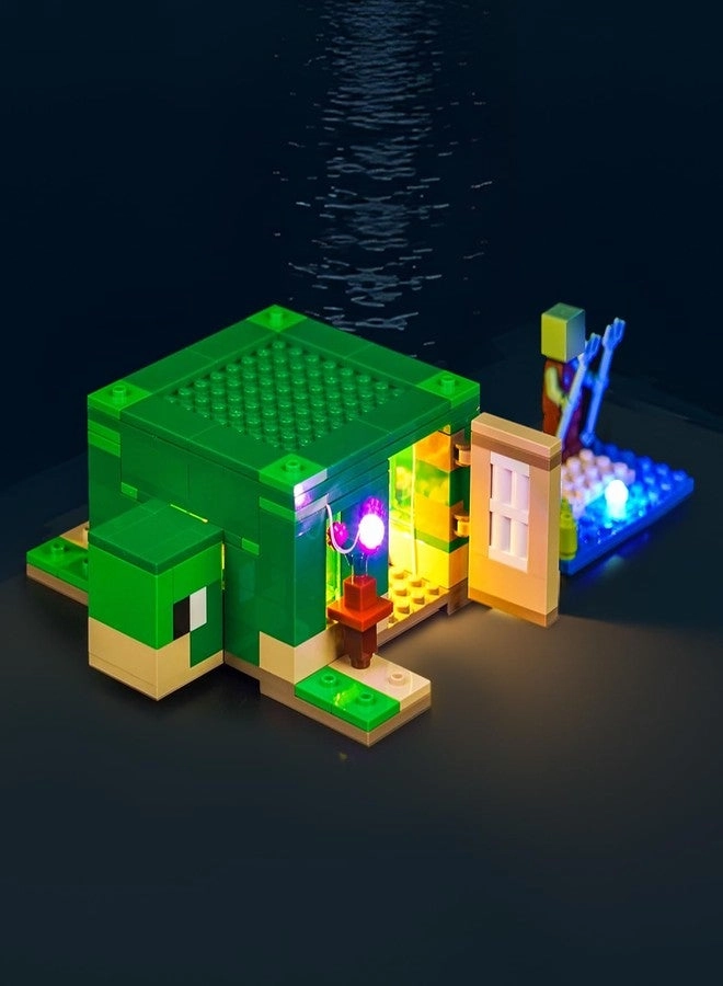 LED Lighting Compatible with LEGO The Turtle Beach House 21254