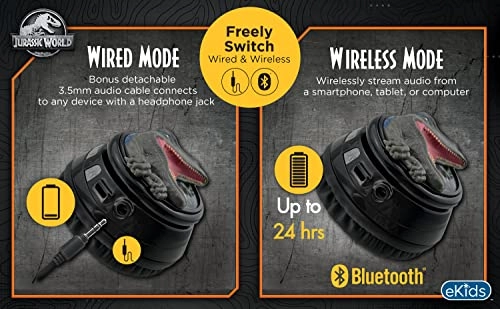 Jurassic World Wireless Headphone