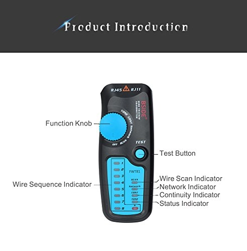 FWT81 - RJ45 RJ11 Wire Tracking