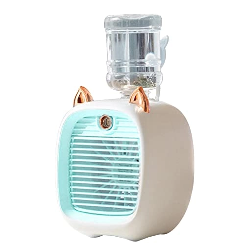 Air Conditioner Fan - Yellow 3-Speed Portable