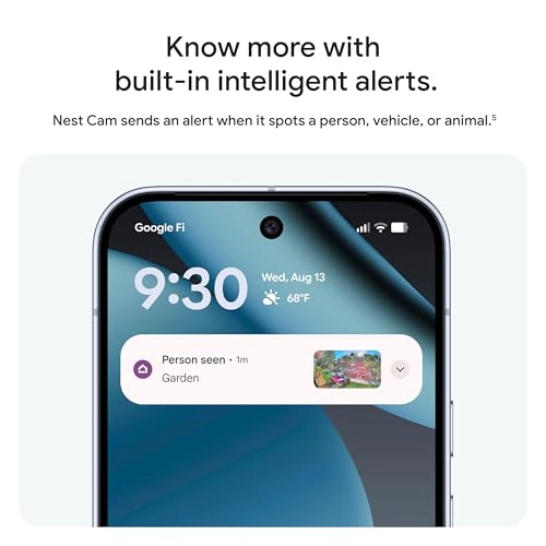 Nest Cam Outdoor (Wired, 2nd Gen) - 2K HDR Pack