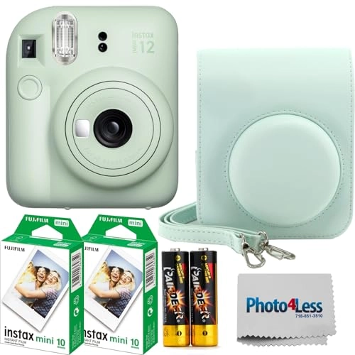Instax Mini 12 - 20 Sheet Mint Green Pack
