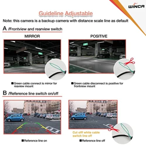 Car Reverse Rear View Backup Camera - Night vision 480TV lines