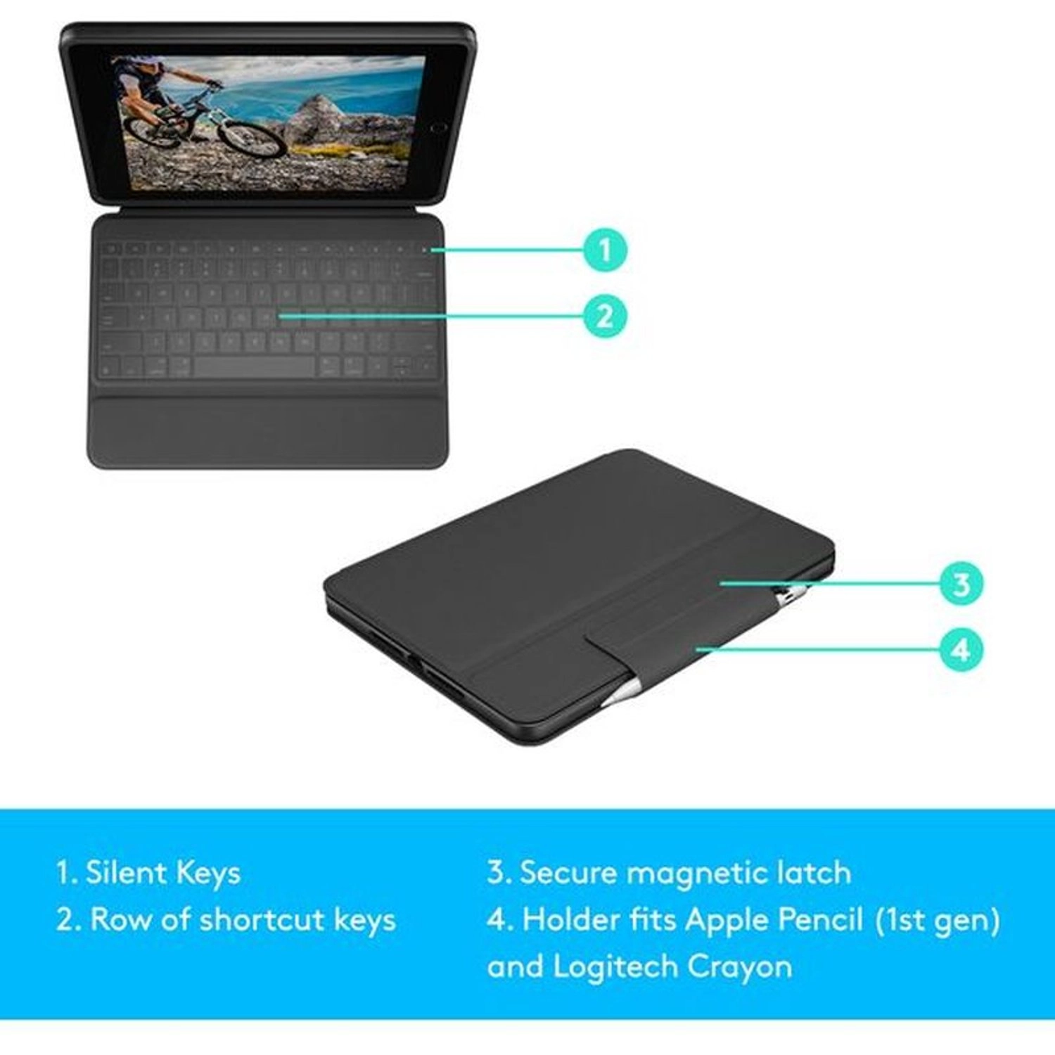 Folio Case for iPad 10.2-inch (7th & 8th generation), iPad Air 3, iPad Pro 10.5-inch