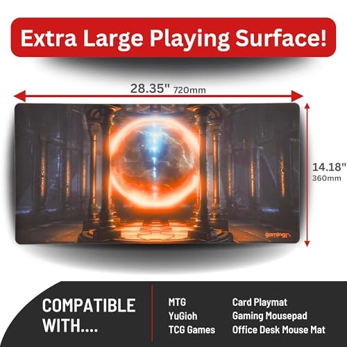 MTG Playmat Polyester Gaming Mouse Pad - 72x36 cm
