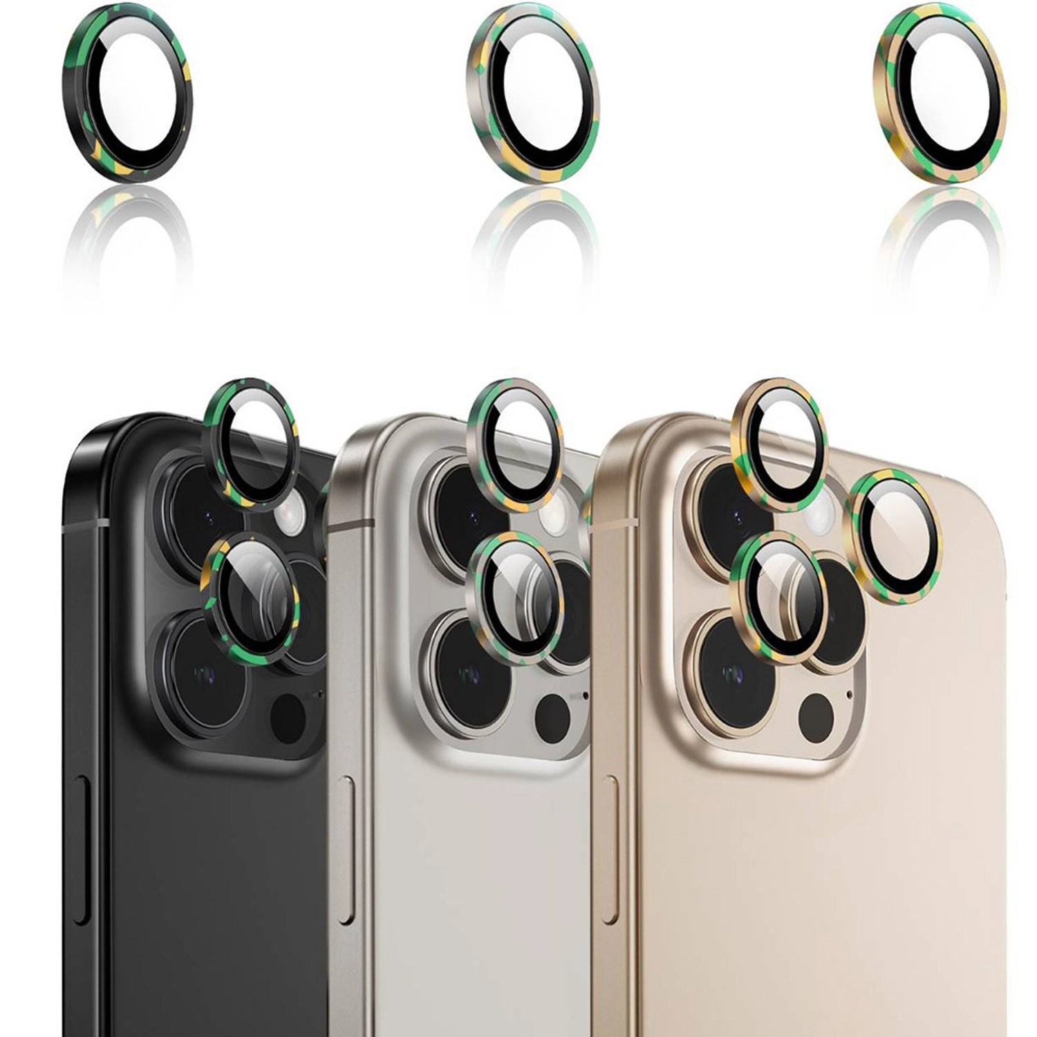 HD Tempered Glass Camera Lens Protector for iPhone 16 Pro / iPhone 16 Pro Max