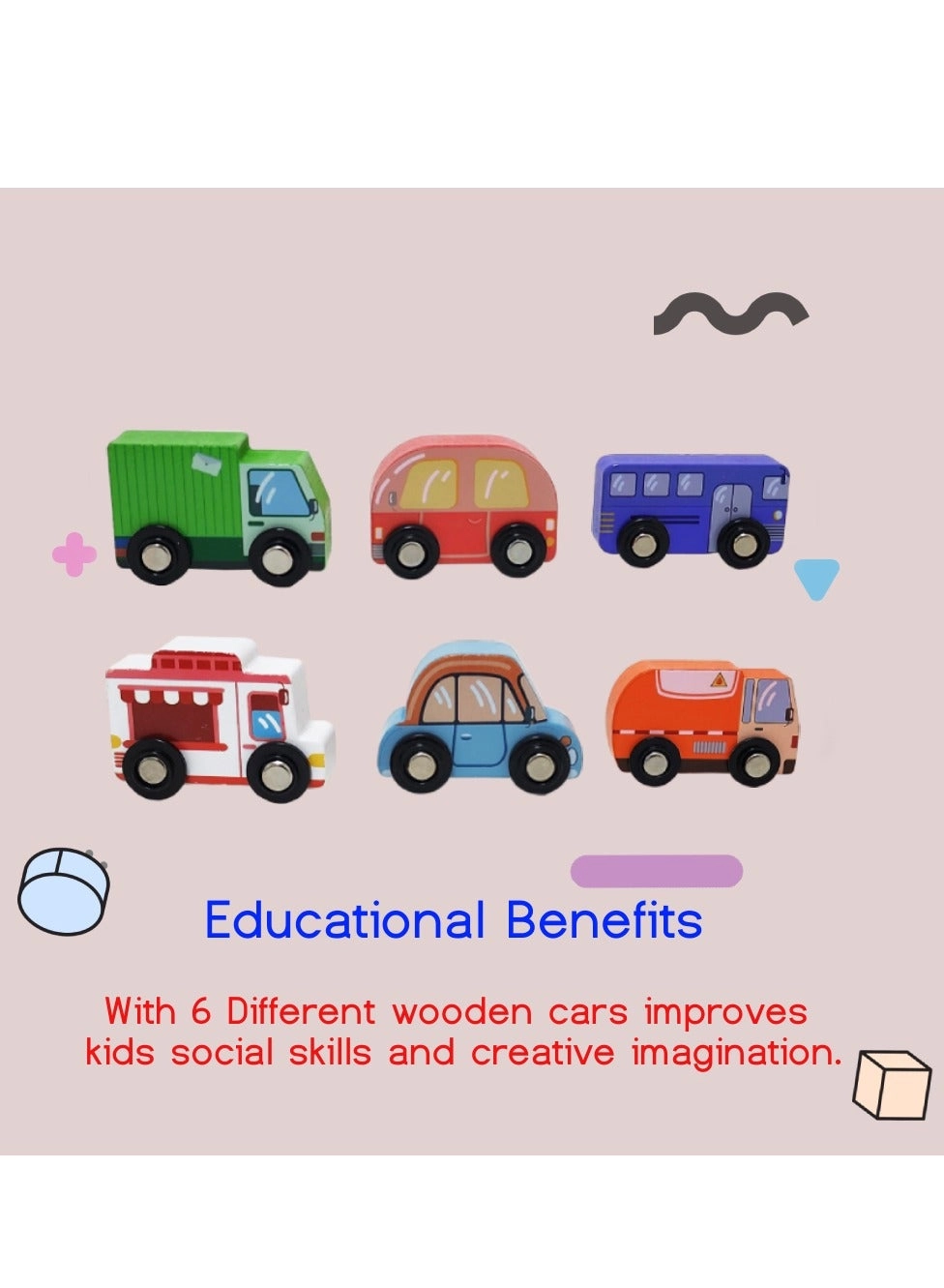 Mini Car Set B 6 pcs