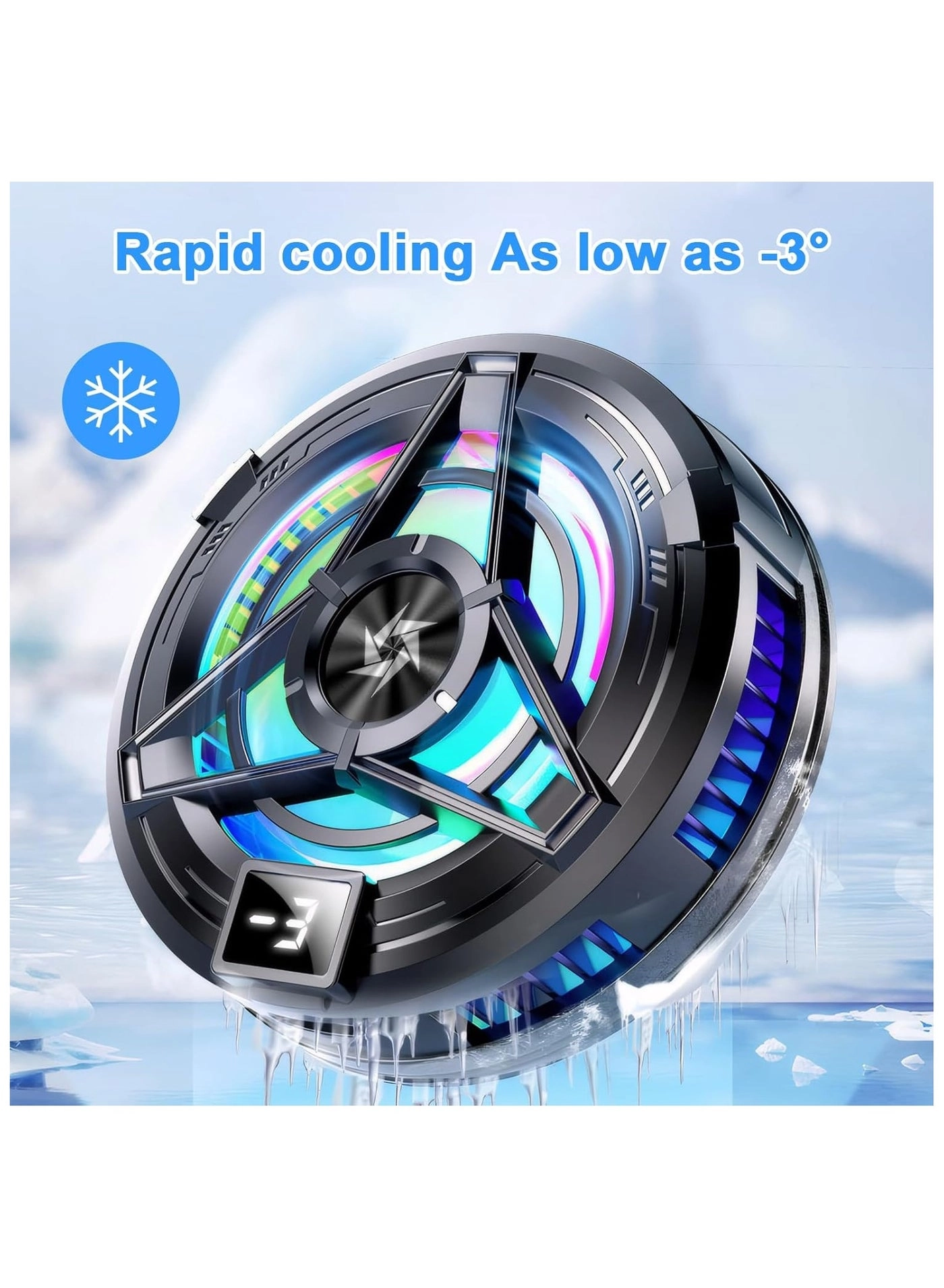 AL19 - Icing Semiconductor Mobile Phone Radiator Magnetic Back Clip