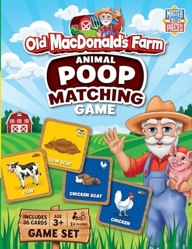 Old MacDonald's Farm: Animal Poop Matching Game