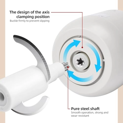 Multifunctional Vegetable Chopper - 240ml built-in 2*1500mAh battery