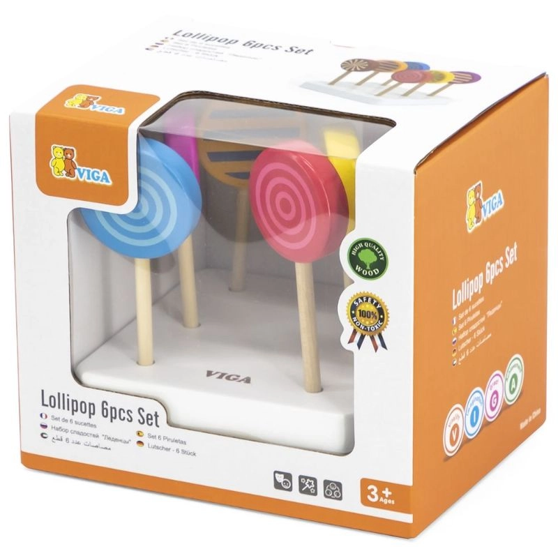 Play Food Lollipop Set - 6pcs (PCG-44529)