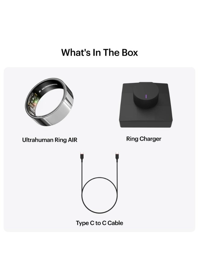 Ring AIR - Size 12 Space Silver