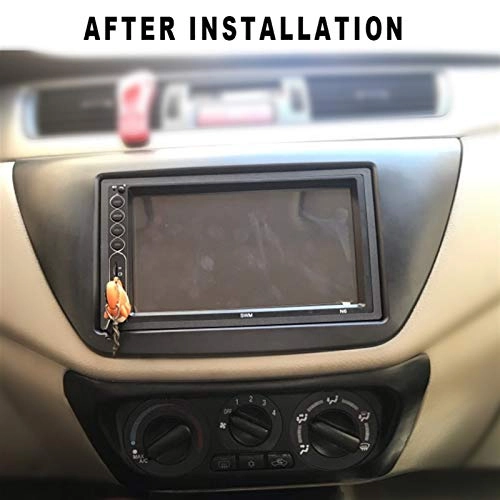 AC Control Panel + Car Radio Fascia - Lancer IX 2006 178x102mm