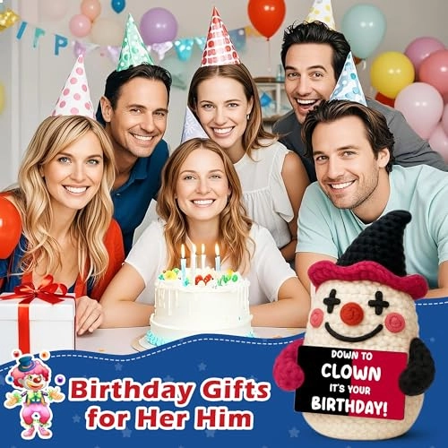Crochet Clown - Birthday