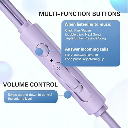 Sleeping Headphones Wired Earbud