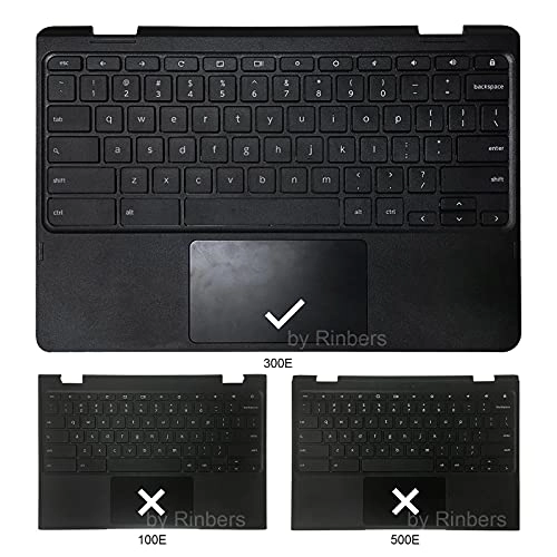 Palmrest Upper Case - US Keyboard Touchpad Assembly for Lenovo Chromebook 11 300e 81H0 N23 ZA26