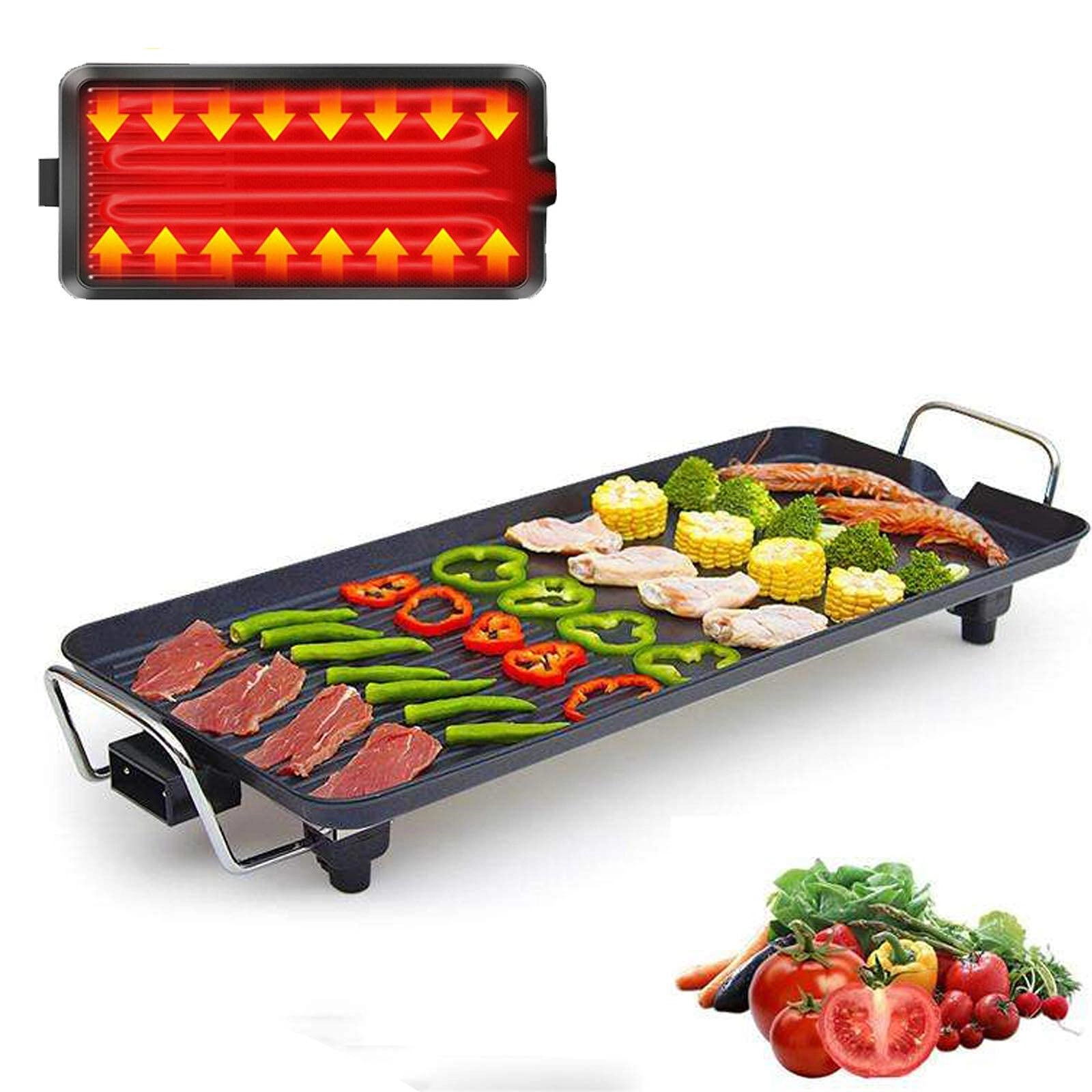 VCFDZCFD Electric Grill Griddle