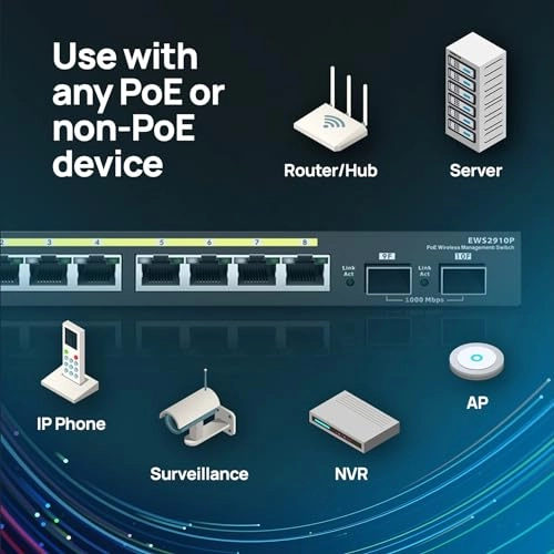 EWS2910P 8-ports