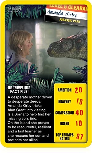 Jurassic Park Specials Card Game - Aged 6 plus 1 pieces