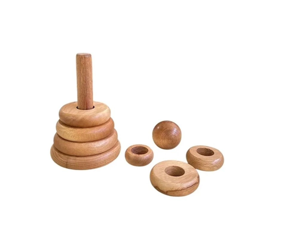 Stacking Rings - Suitable for 12 months and above 8 Pcs