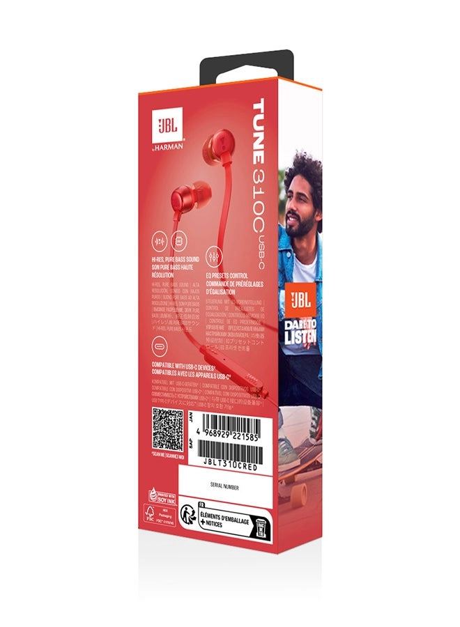 TUNE 310C Wired Headphone