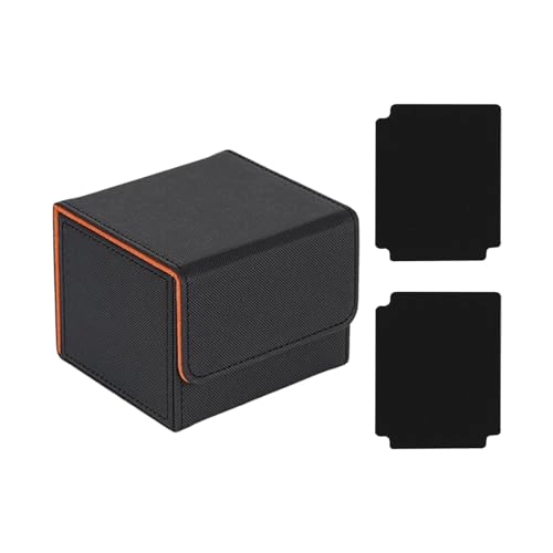 Trading Card Deck Box - PU leather Red