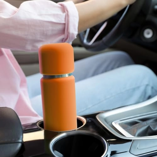 Portable Travel Blender - Rechargeable Stainless Steel Interior Fits Car Cup Holders