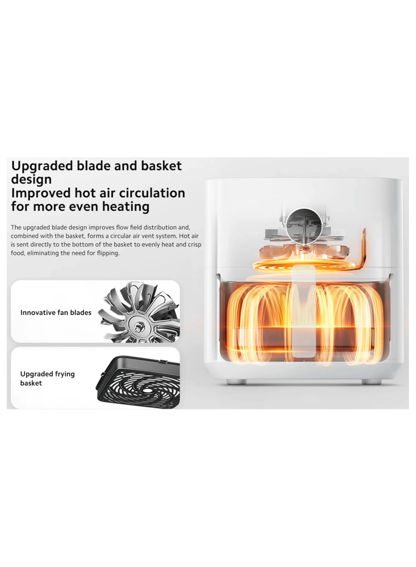 Smart Air Fryer BHR8239GB - White 286 x 386 x 291mm