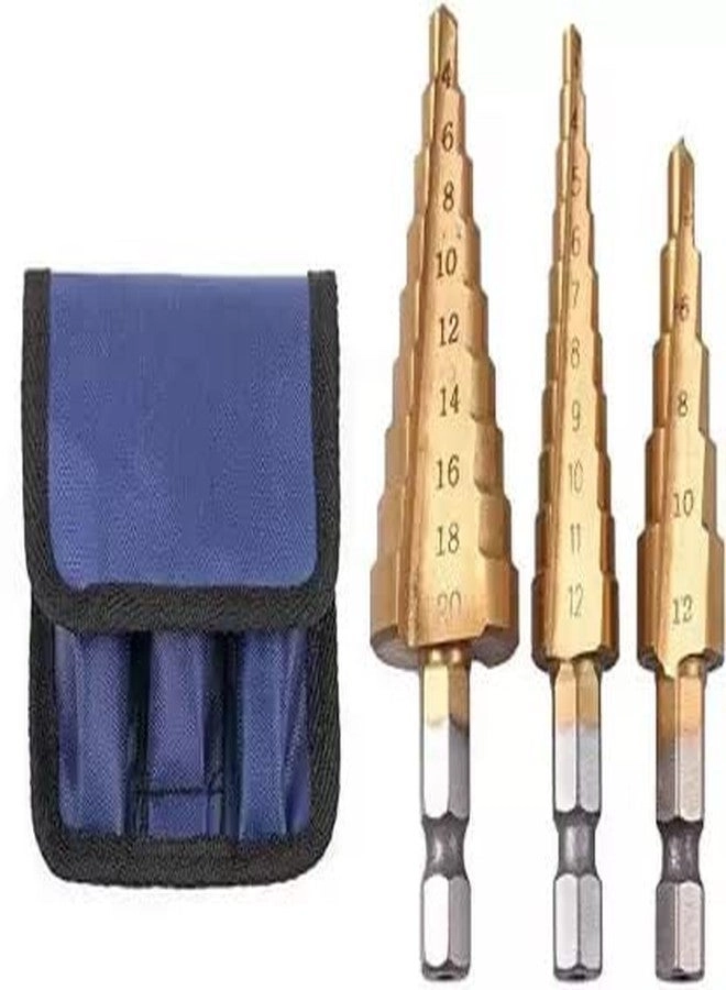 ISC Step Drill Bit - HSS Titanium 3Pcs 25mm